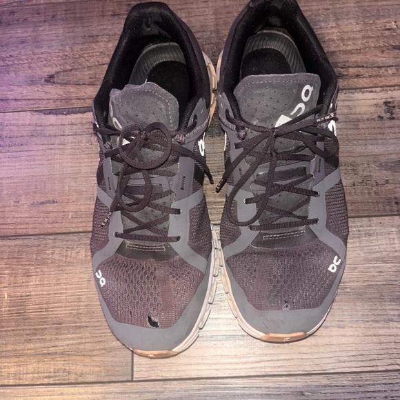 On Running Shoes - On Running Charcoal Athletic Shoes